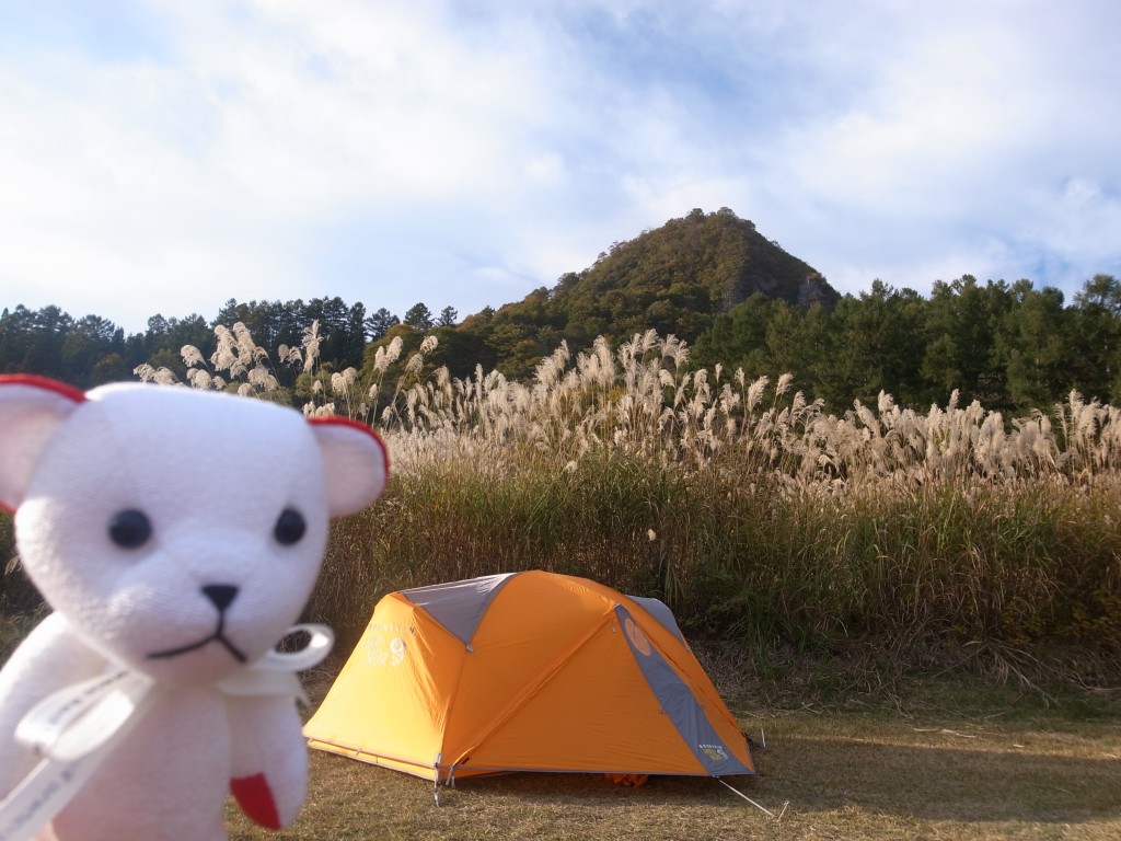 今晩泊るテント