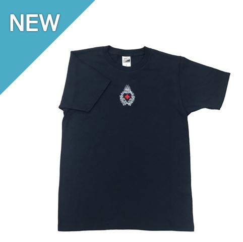 新社紋Tシャツ�　半袖　紺